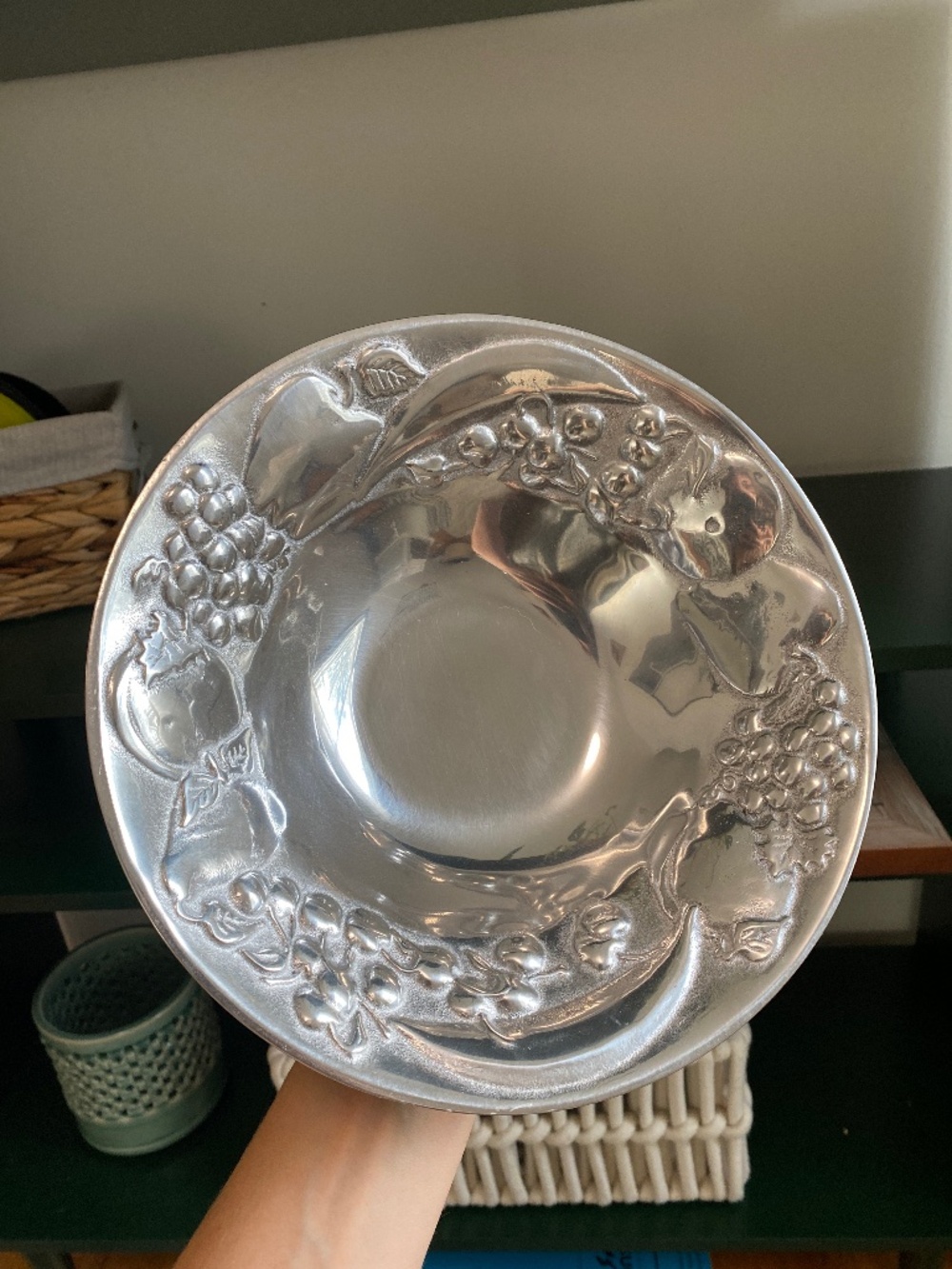 Wilton Armetale Polished Pewter Serving Bowl